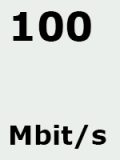Business 100 Mbit/s symmetrischer Internet Uplink – Standleitung